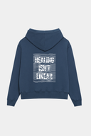 Mariposa Healing Isn't Linear Hoodie-Eclipse