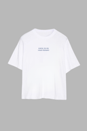 Mariposa Check In On Your Friends Tee - White