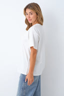 The Mariposa Tee-White
