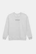 Mariposa Check In On Your Friends Crew - Heather Grey