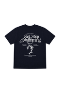Just Keep Swimming Tee - Black