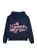 Lucky to Love You Hoodie (Pink) - Midnight