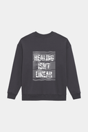 Mariposa Healing Isn't Linear Crew - Charcoal