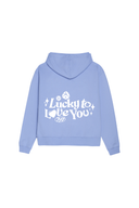 Lucky to Love You Hoodie (White) - Whimsy
