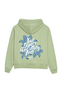 Your Flowers Are Coming Soon Hoodie - Matcha
