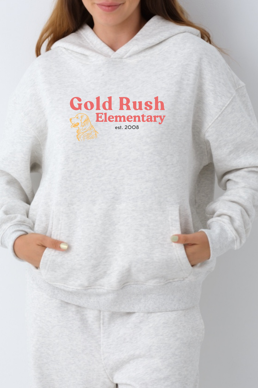 Goldrush Heather Grey Hoodie