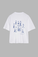 Mariposa Check In On Your Friends Tee - White