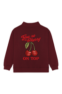(PREORDER) Cherry On Top Mockneck - Honeycrisp