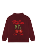 Cherry On Top Mockneck - Honeycrisp