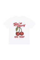 Cherry on Top Tee - White