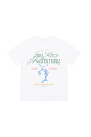Just Keep Swimming Tee - White
