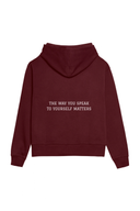 Speak Kindly Hoodie (White) - Honeycrisp