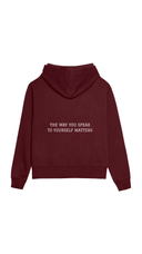 Speak Kindly Hoodie (White) - Honeycrisp