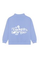 Lucky to Love You Mockneck (White) - Whimsy