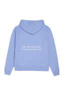 Speak Kindly Hoodie (White) - Whimsy