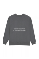 Speak Kindly Crew (White) - Smoke
