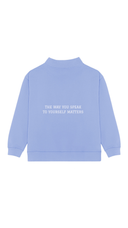 Speak Kindly Mockneck (White) - Whimsy