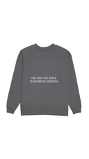 Speak Kindly Crew (White) - Smoke
