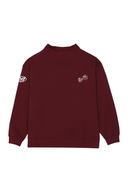 Lucky to Love You Mockneck (White) - Honeycrisp