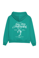 Just Keep Swimming '24 Hoodie (White) - Emerald