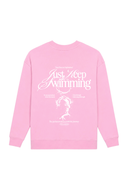 Just Keep Swimming Crew '24 (White) - Bubble