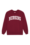 NURSING Crew - Cranberry