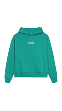 Just Keep Swimming Hoodie (White) - Emerald