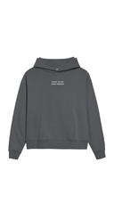 Check In On Your Friends Hoodie - Smoke