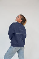 Mariposa Just Keep Swimming Crew (WHITE PRINT)