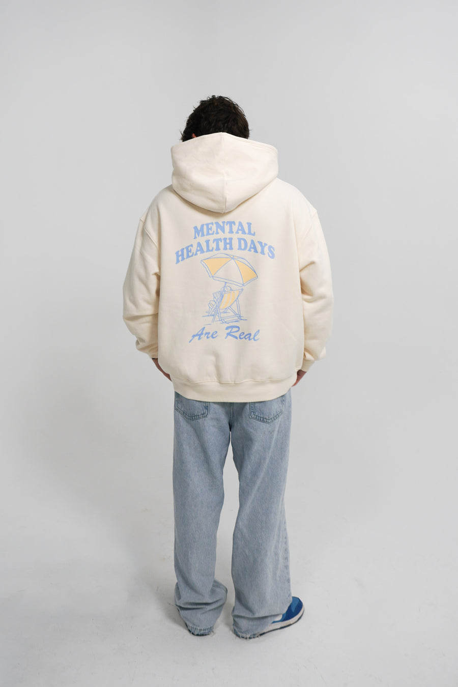 Mariposa Mental Health Days Are Real (Blue + Yellow) Hoodie