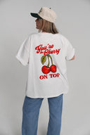 Mariposa You're the Cherry on Top Oversized Tee
