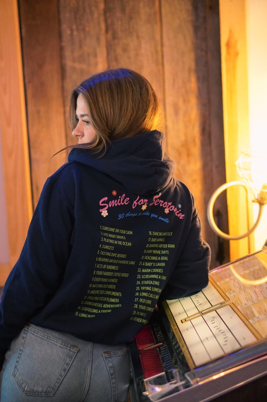 Origins Smile for Serotonin Hoodie