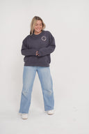 Mariposa Patchwork Stamp Crewneck
