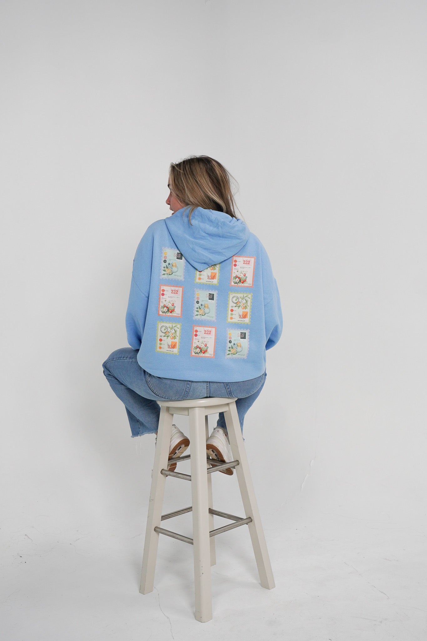 スタンプ　STAMP HOODIE Origins Patchwork Stamp Hoodie – Unfinished Apparel