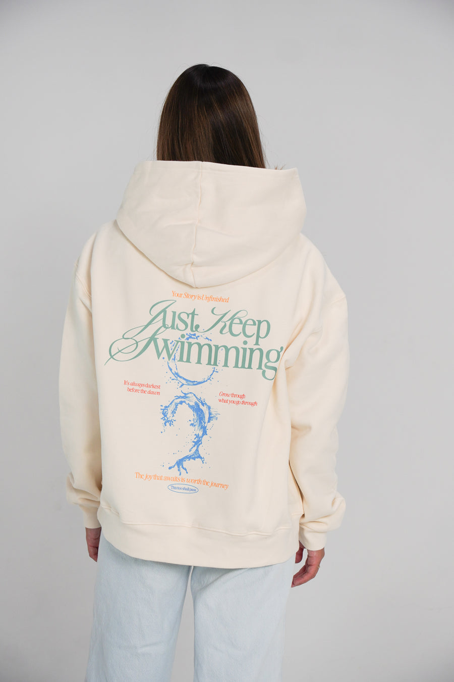 Mariposa Just Keep Swimming '24 Hoodie (Rainbow)