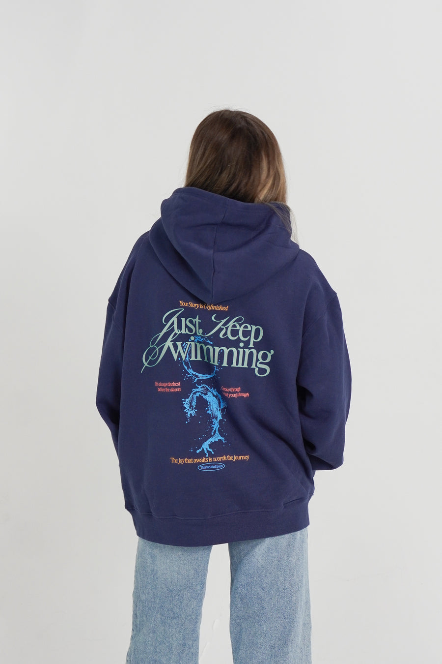 Mariposa Just Keep Swimming '24 Hoodie (Rainbow)