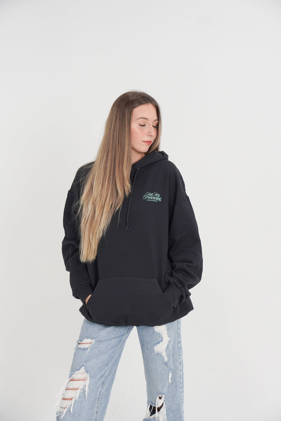 Origins Just Keep Swimming Crew '24 Hoodie (Rainbow)