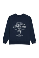 Just Keep Swimming '24 Crew (White) - Midnight