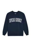 Speak Kindly Crew (White) - Midnight