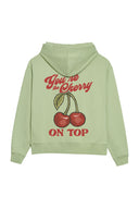 Cherry On Top Hoodie - Matcha