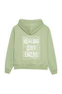 Healing Isn't Linear Hoodie - Matcha