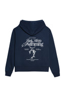 Just Keep Swimming '24 Hoodie (White) - Midnight