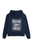 Healing Isn't Linear Hoodie - Midnight