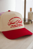 Speak Kindly Twill Trucker Cap (RED)