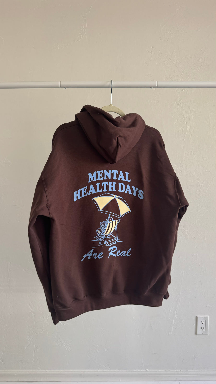 SS Brown L Mental Health Days are Real Hoodie