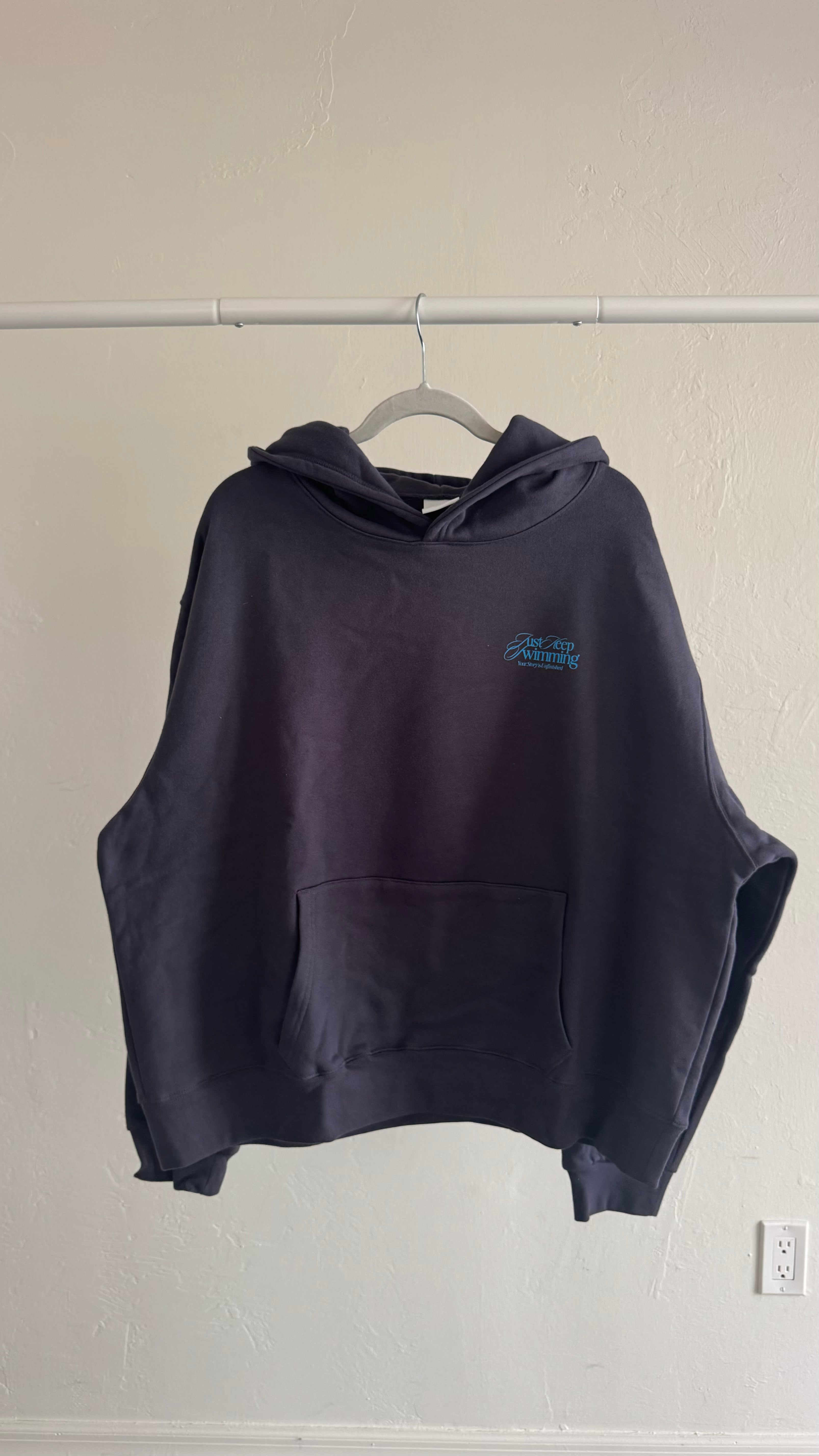 SS Charcoal 2XL Just Keep Swimming'24 Hoodie