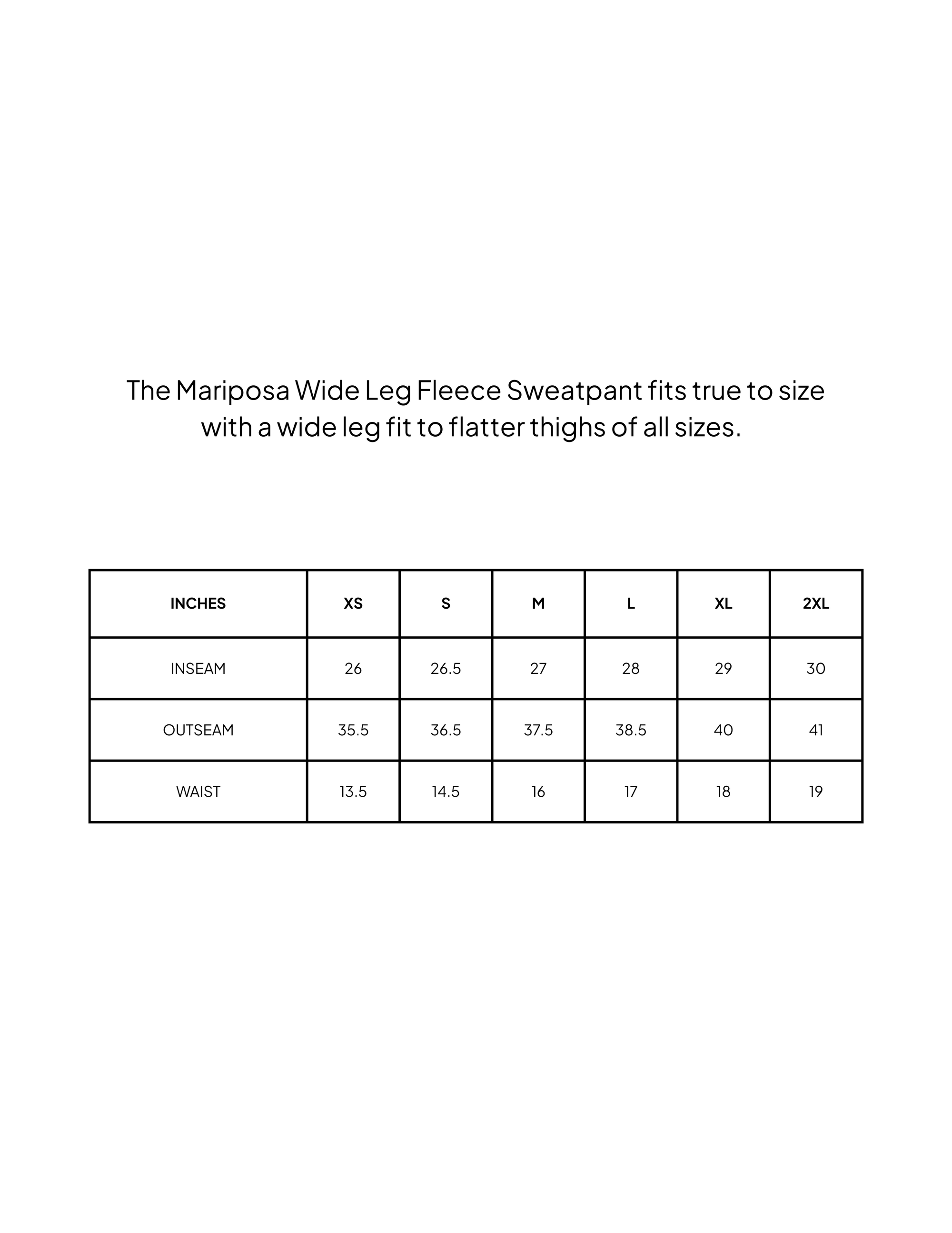 Size guide