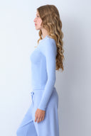 FormFlex™ Long Sleeve Top-Periwinkle