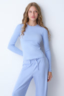FormFlex™ Long Sleeve Top-Periwinkle