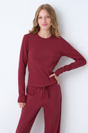 FormFlex™ Long Sleeve Top-Cranberry